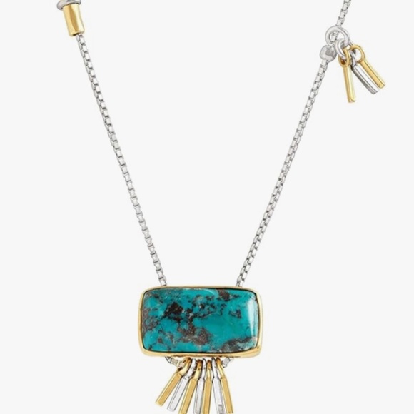 Silpada Turquoise Burst Necklace - Picture 2 of 6
